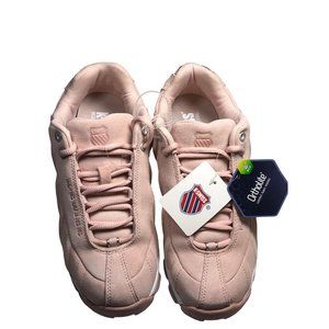 K-Swiss Ortholite Suede Rose Sneakers ST329 Size 7.5  97421-686